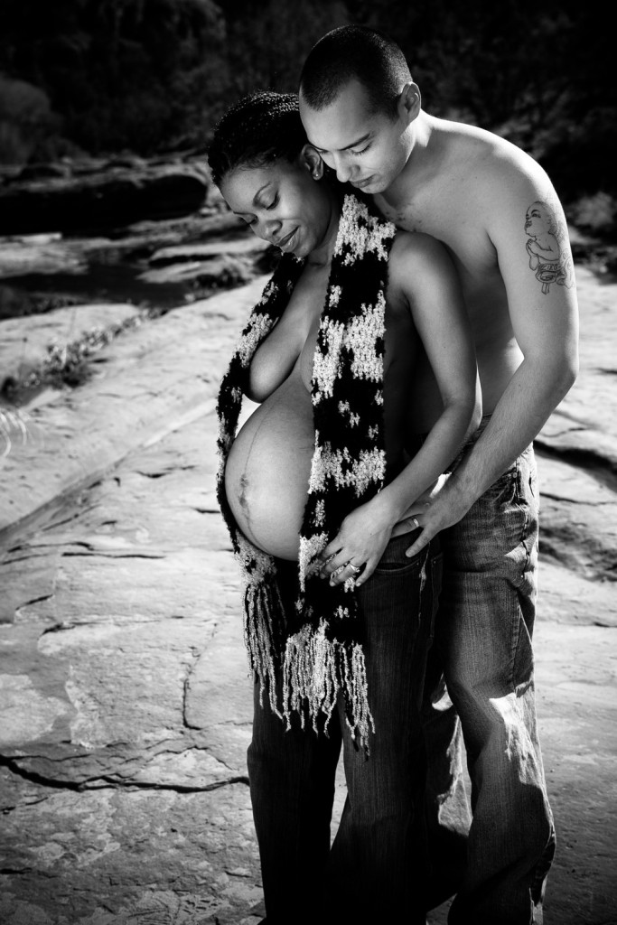 Sedona pregnant couple